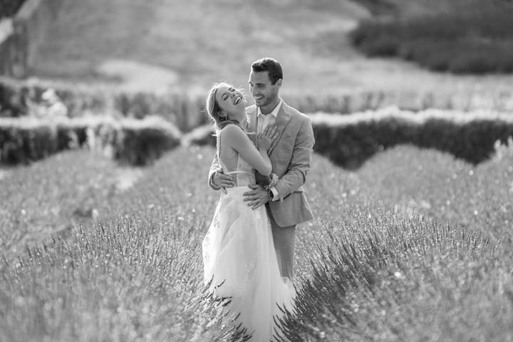 Mariage et lavande