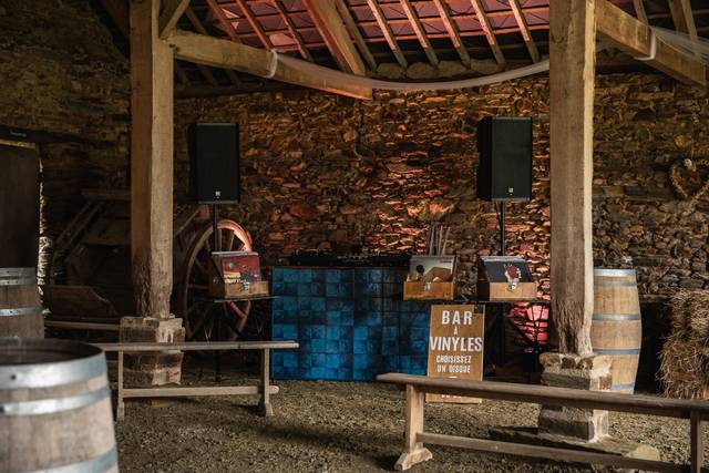 Bar à vinyles extérieur