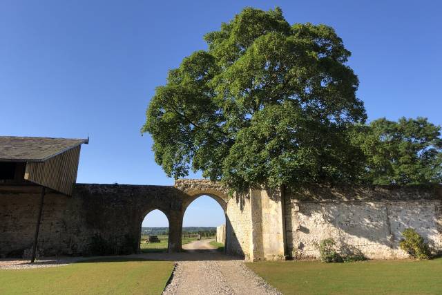 Vue intérieure des arches