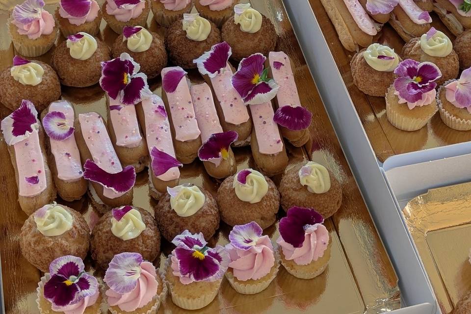 Mignardises thème rose