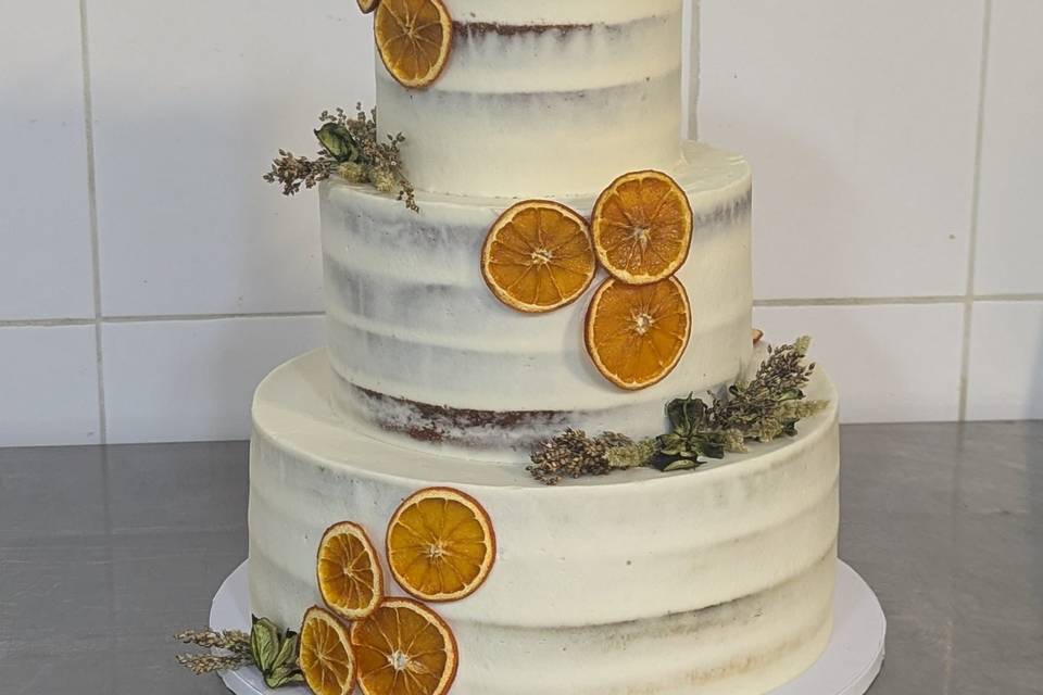 Naked cake Orange