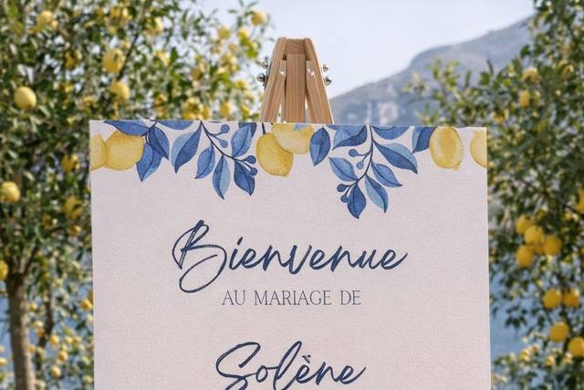 Panneau de bienvenue