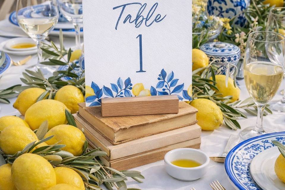Nom de table dolce vita vita