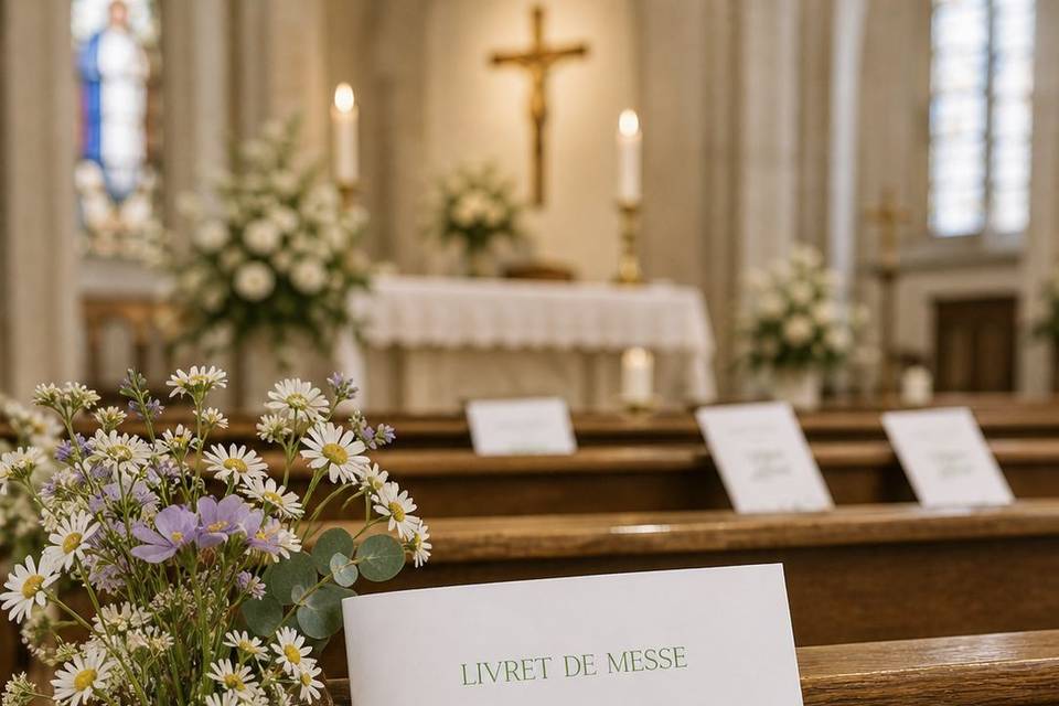Livret de messe champêtre