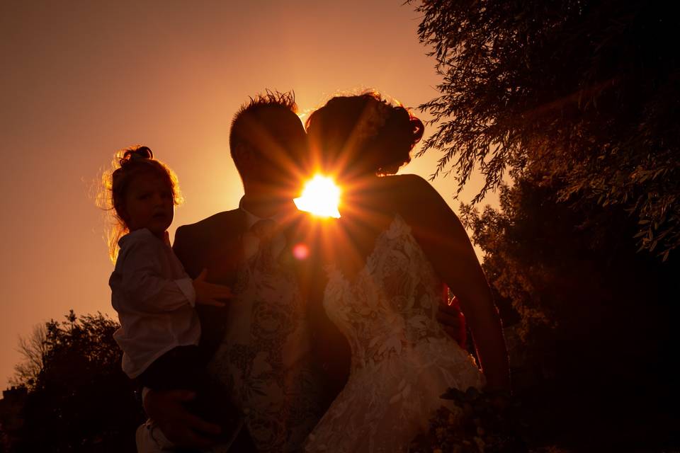The Sun as back-light