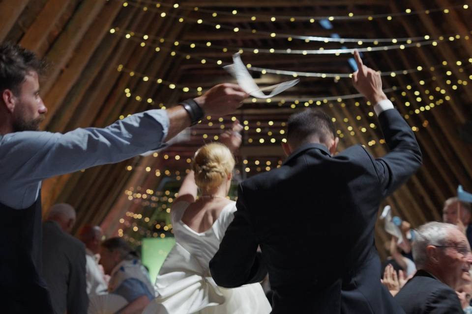 Screenshot vidéo de mariage