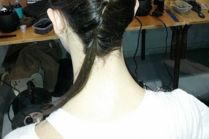 Chignon banane