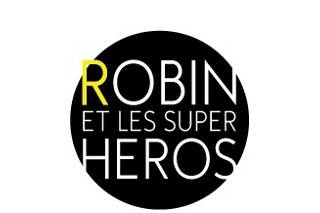 Robin et les super heros logo