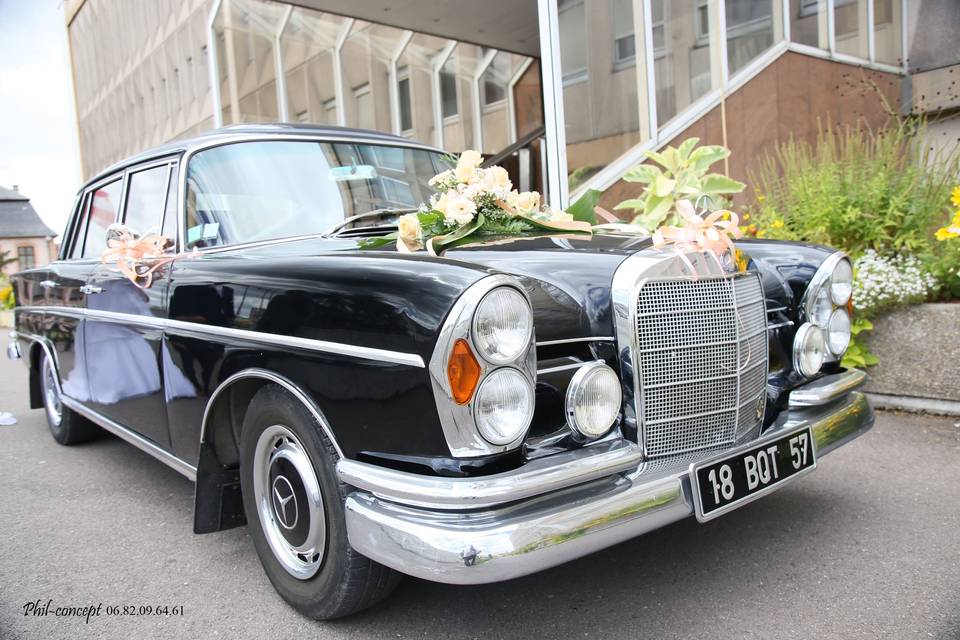 La voiture des marriés