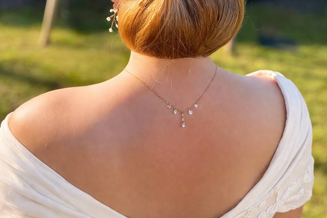 Chignon elegant mariage 2