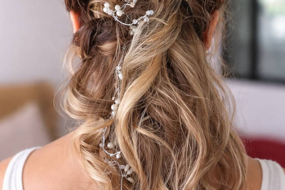 Coiffure naturelle mariage