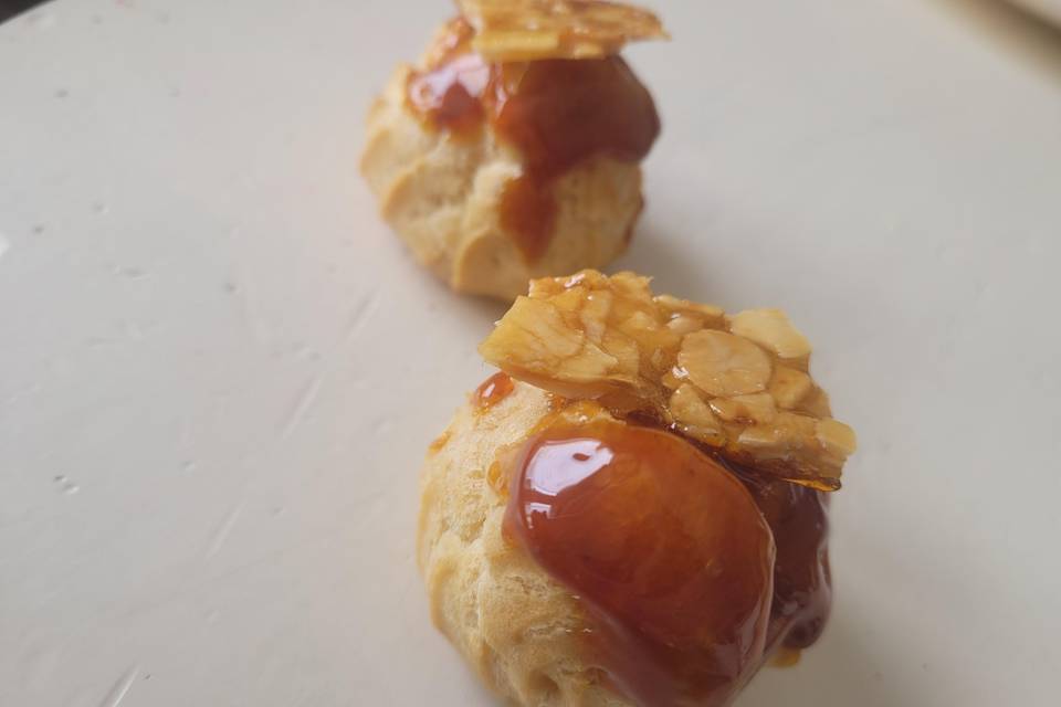 Petits choux crème vanille