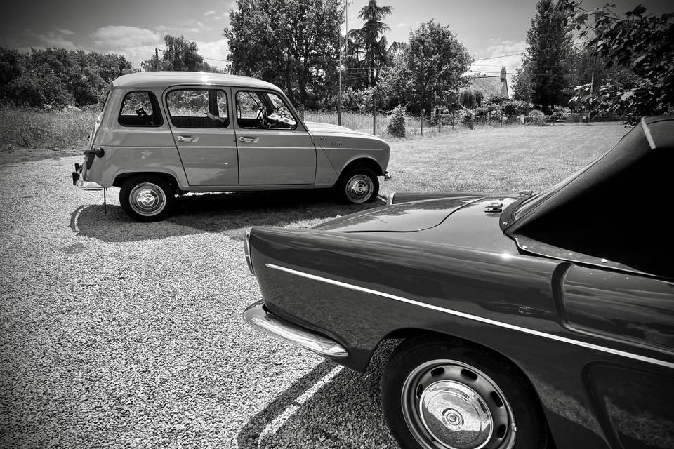 Nos Renault 4 et Caravelle