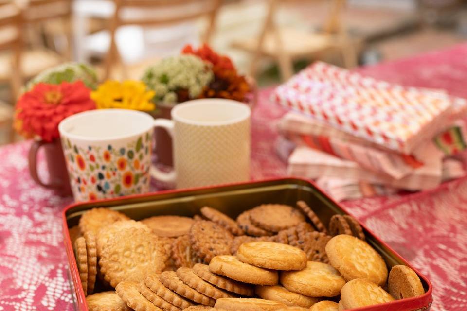 Mariage champêtre - Le goûter