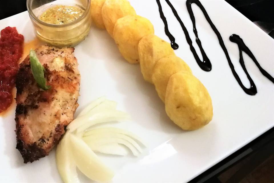 Blanc de poulet doré