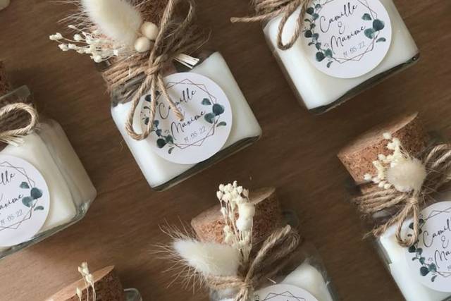 Des bougies personnalisées