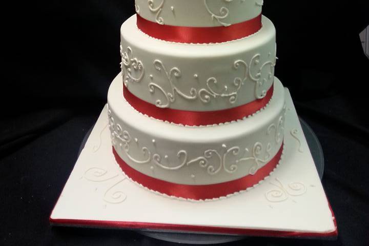 Jolie gâteau mariage