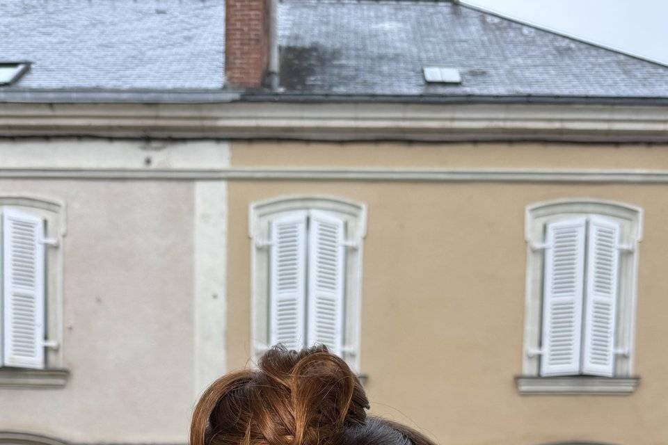 Chignon wedding perfect