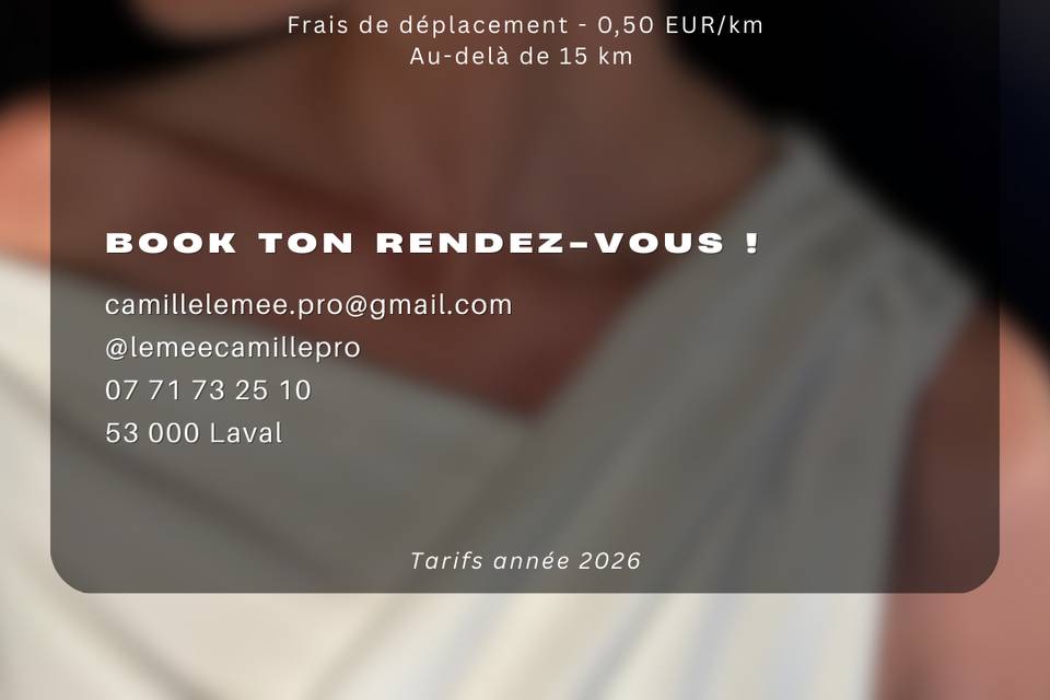 Tarifs coiffure