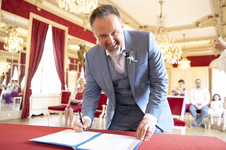 Signature marié mairie