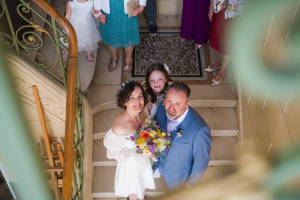 Photo mairie escalier