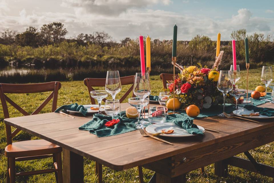 P&M : table des mariés
