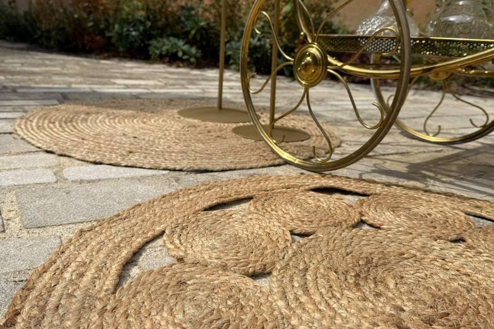 Tapis en jonc de mer