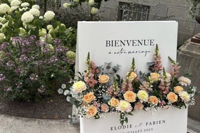 Panneau de bienvenue