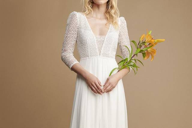 Robe de mariée cheap plumetis