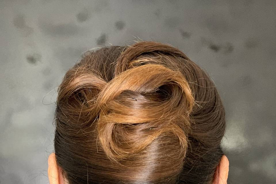 Chignon banane