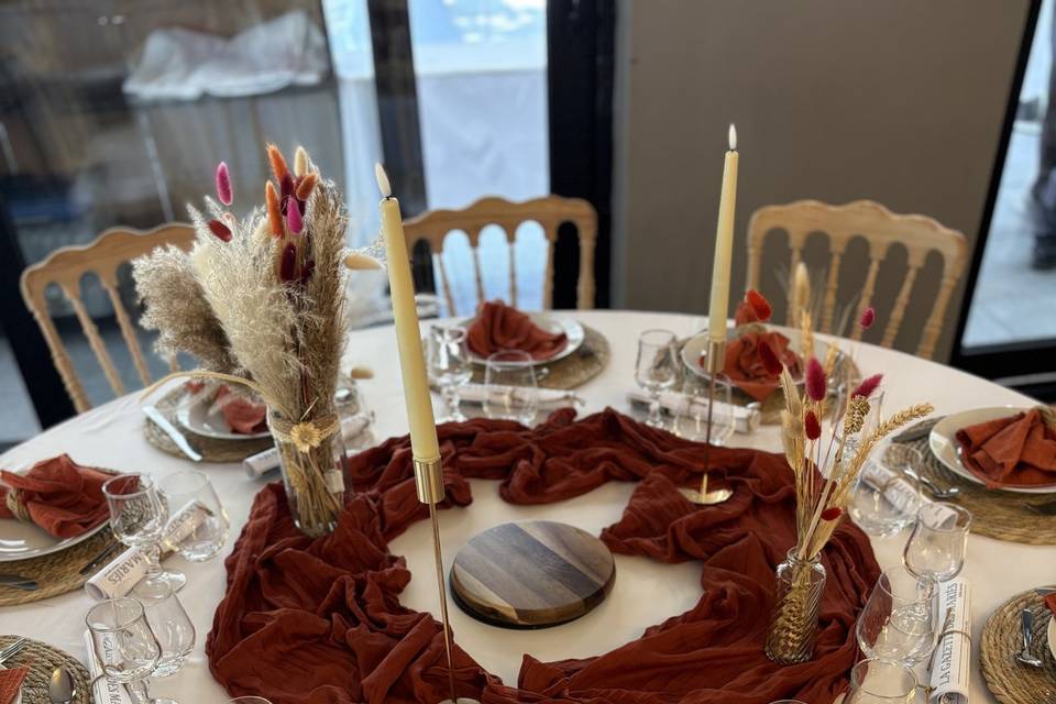 Décoration des tables