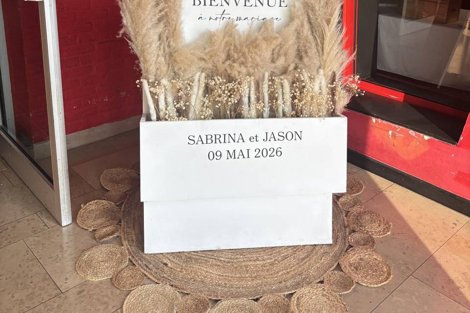 Panneau de bienvenue