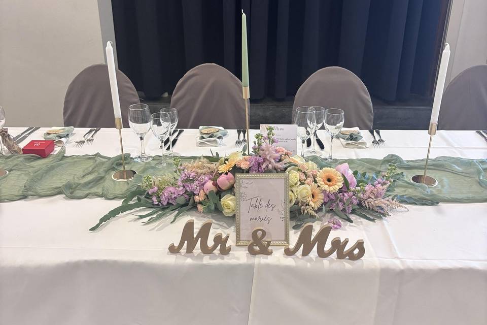 Table d'honneur