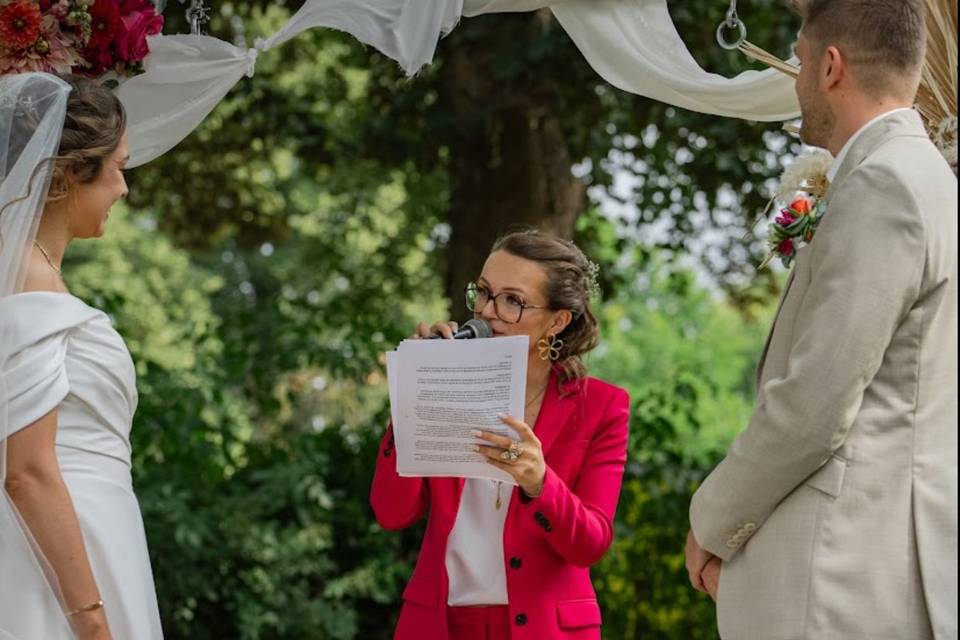Mise en scène cérémonie laïque