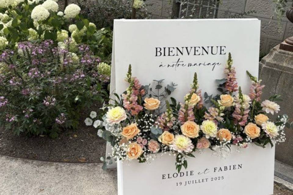 Panneau de bienvenue