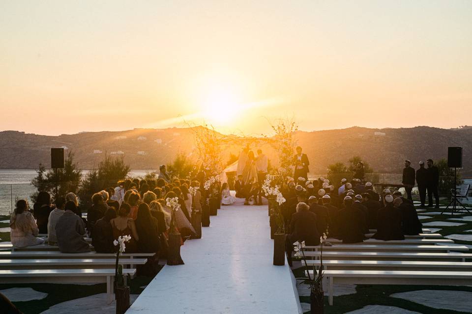 Mariage à Mykonos