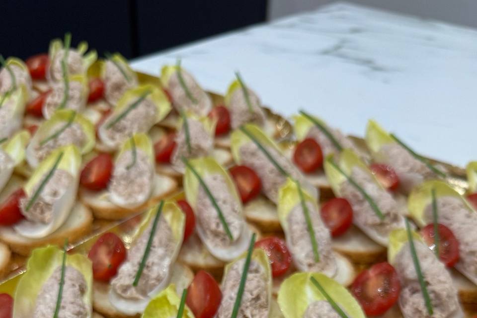 Toste endive thon mayonnaise