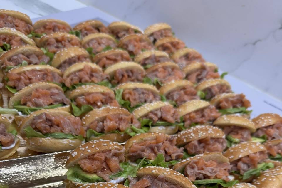 Navette saumon avocat