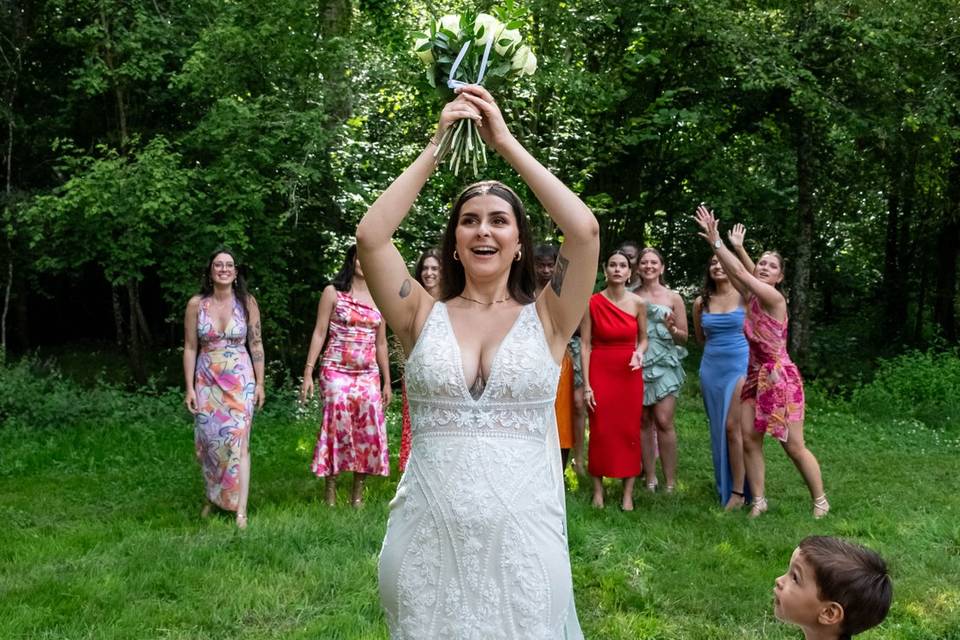 Lancé de bouquet