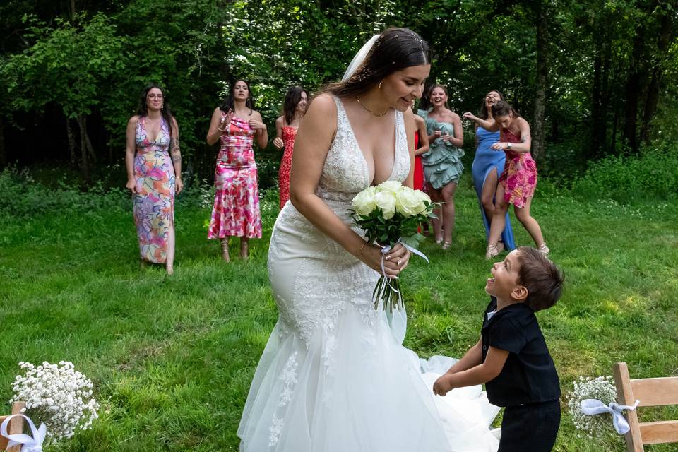 Lancé de bouquet