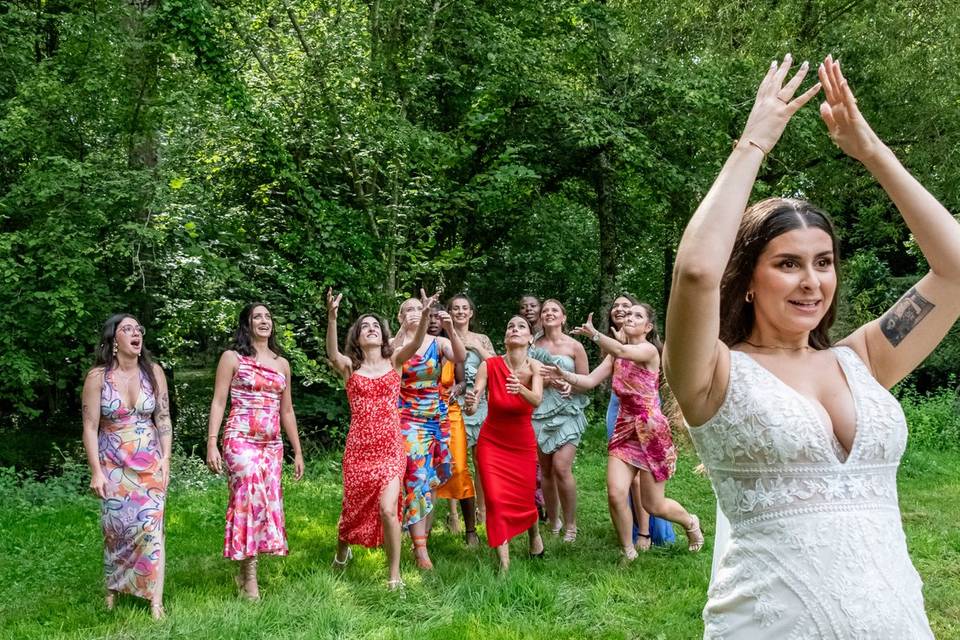 Lancé de bouquet
