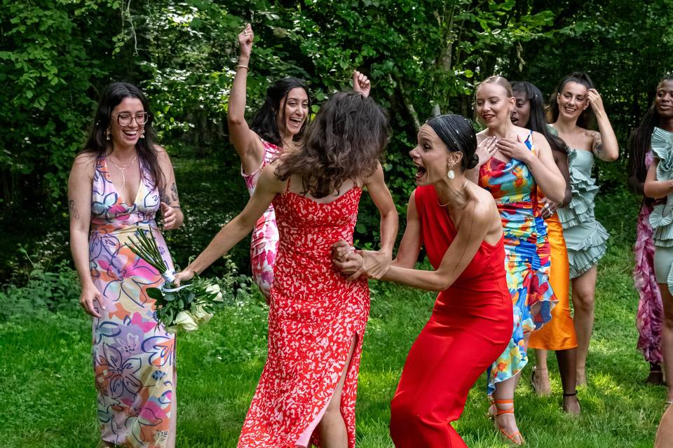 Lancé de bouquet