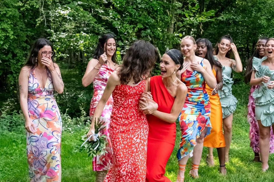 Lancé de bouquet