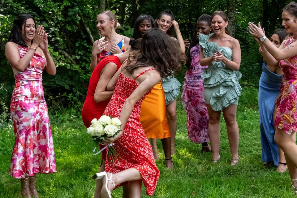 Lancé de bouquet