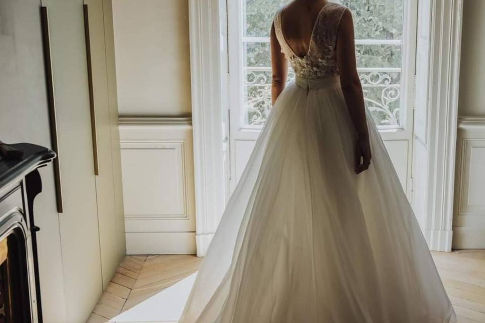 Habillage de la mariée