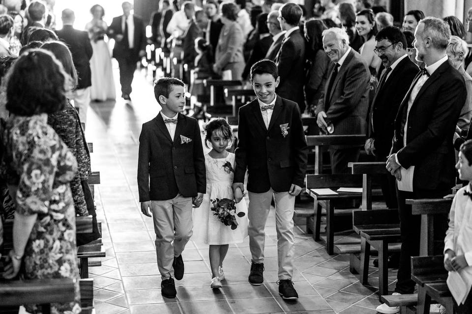 Entrée dans l'église