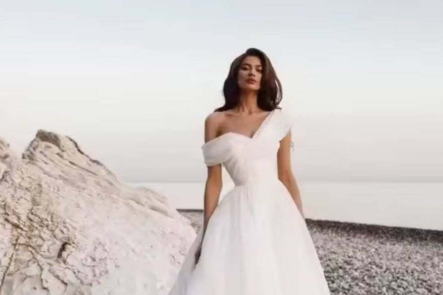 A line en organza