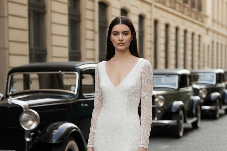 Sirene crêpe et dentelle