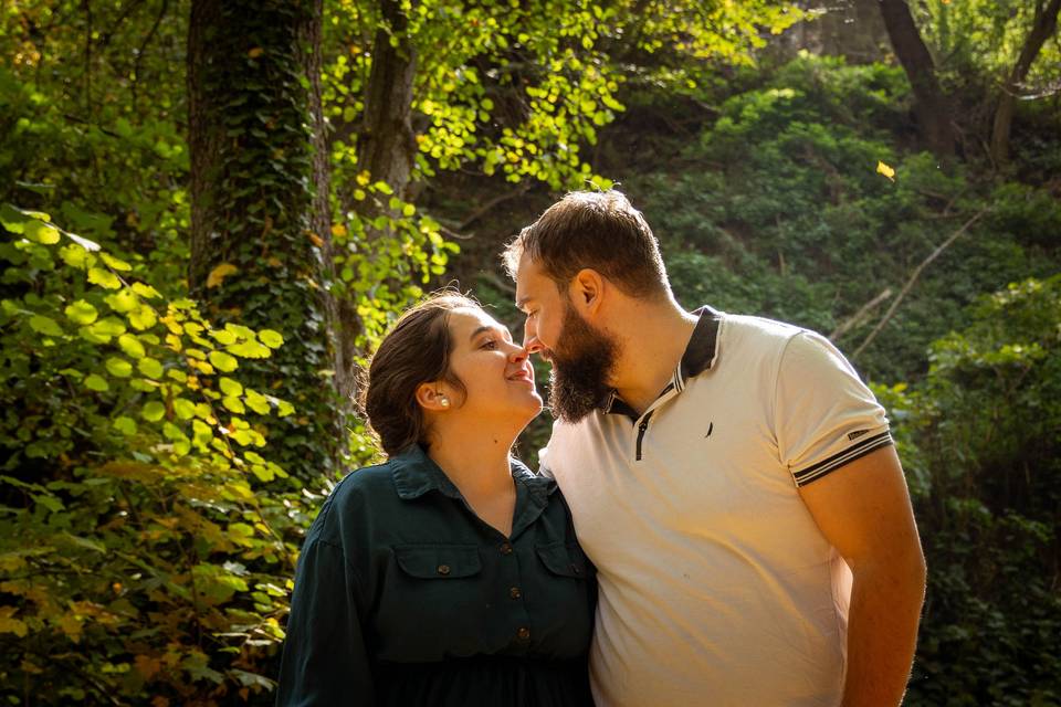 Shooting couple Automne