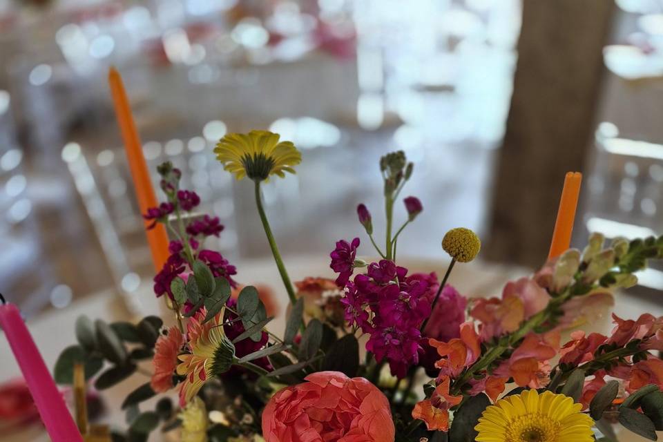 Centre de table full colors